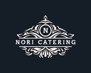 Royal Diner Wreath logo design