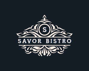 Royal Diner Wreath logo design