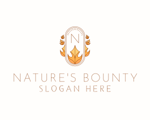 Natural Fall Season logo design