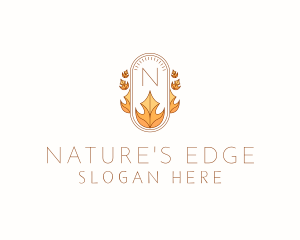 Natural Fall Season logo design