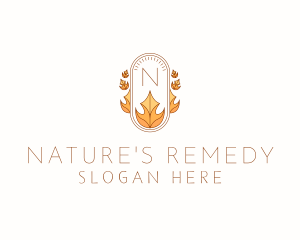 Natural Fall Season logo design