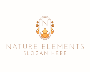 Natural Fall Season logo design