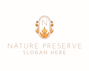 Natural Fall Season logo design