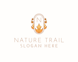 Natural Fall Season logo design