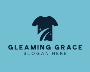 Sparkling Shirt Laundry  logo design