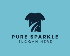 Sparkling Shirt Laundry  logo design