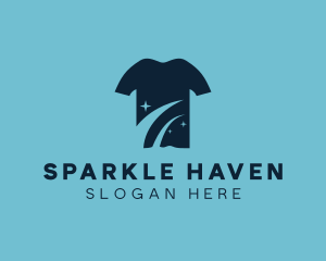 Sparkling Shirt Laundry  logo design