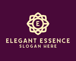 Elegant Flower Lettermark logo design