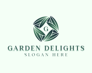 Nature Leaf Gardening logo design