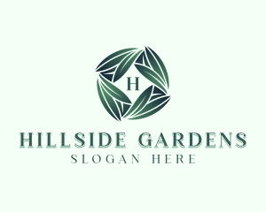 Nature Leaf Gardening logo design