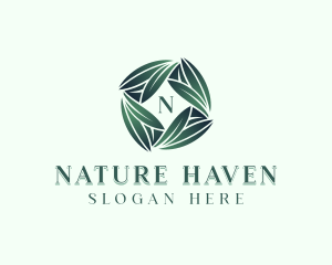 Nature Leaf Gardening logo design