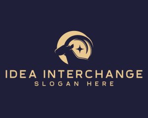 Mountain Goat Ibex logo design