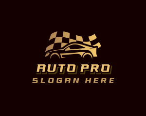 Automotive Race Car Logo