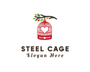 Heart Bird Cage logo