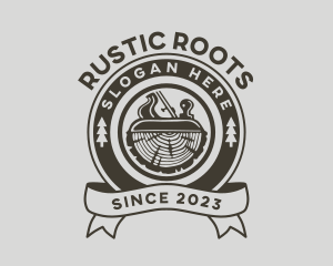 Lumberjack Hand Planer logo design