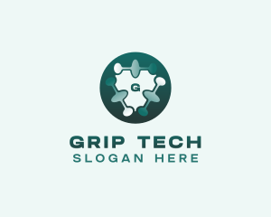 Cybersecurity Technology Company logo design