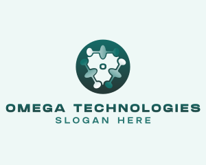 Cybersecurity Technology Company logo design