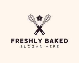 Cookie Star Bakery logo design