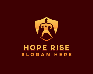 Shield King Human logo
