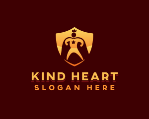 Shield King Human logo