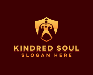 Shield King Human logo