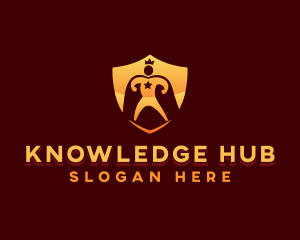 Shield King Human logo