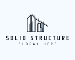 Scaffolding Structure Building logo design