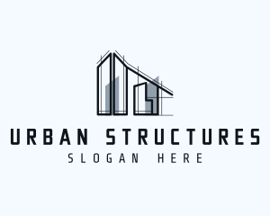 Scaffolding Structure Building logo design