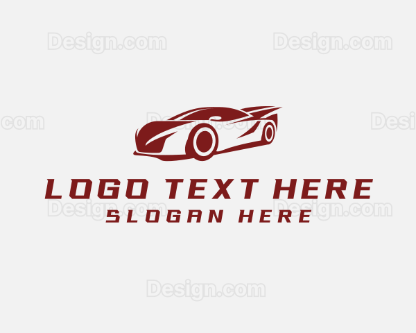 Racing Car Automotive Logo