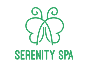 Green Butterfly Spa logo