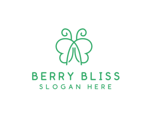 Natural Butterfly Spa logo design