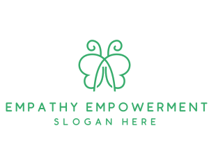 Natural Butterfly Spa logo design