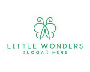 Natural Butterfly Spa logo design