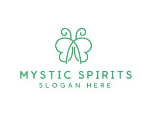 Natural Butterfly Spa logo design