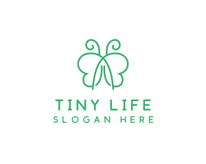 Natural Butterfly Spa logo design