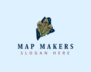 Pitcher Plant Maine logo design