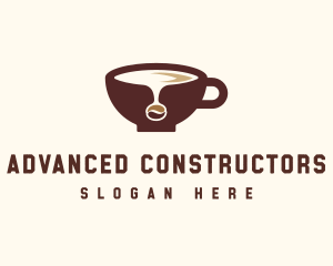 Coffee Bean Cup logo design