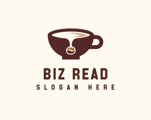 Coffee Bean Cup logo design