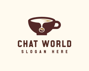 Coffee Bean Cup logo design