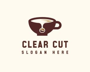 Coffee Bean Cup logo design