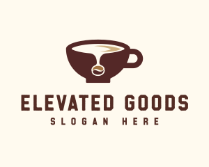 Coffee Bean Cup logo design