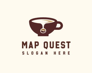 Coffee Bean Cup logo design