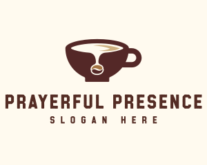 Coffee Bean Cup logo design