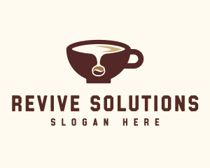 Coffee Bean Cup logo design