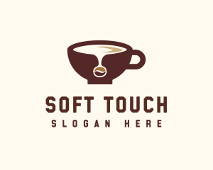 Coffee Bean Cup logo design