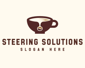 Coffee Bean Cup logo design