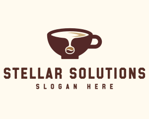 Coffee Bean Cup logo design