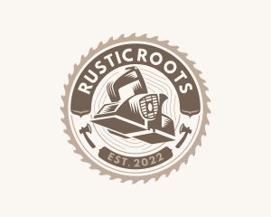 Electric Planer Woodwork logo design