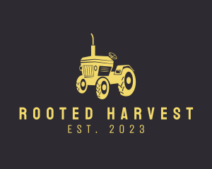 Farm Tractor Vehicle logo design