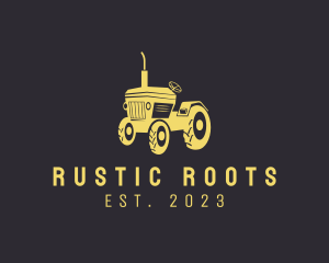 Farm Tractor Vehicle logo design